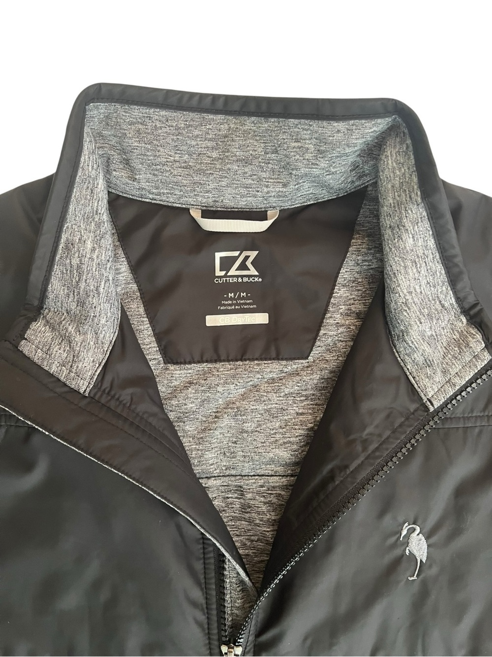 Cutter & Buck DryTec Full-zip Golf Jacket in Black and Grey Men’s Medium - Picture 3 of 9
